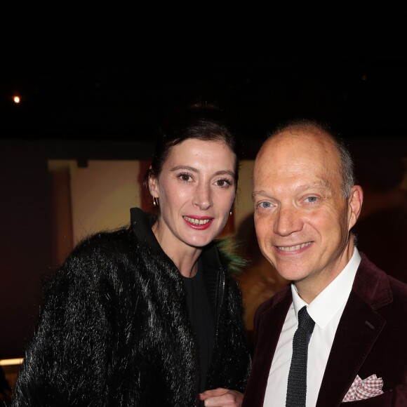 Exclusif - Marie-Agnès Gillot et Thierry Oriez (Président de J.M Weston) à l'inauguration de la boutique qui s'est installée pour 1 an au Gaumont Champs-Elysées Ambassade à Paris le 2 novembre 2016. © Moreau-Jacovides/Bestimage