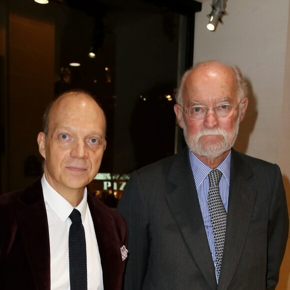Exclusif - Thierry Oriez (Président de J.M Weston), Nicolas Seydoux (Président de Gaumont) à l'inauguration de la boutique qui s'est installée pour 1 an au Gaumont Champs-Elysées Ambassade à Paris le 2 novembre 2016. © Moreau-Jacovides/Bestimage