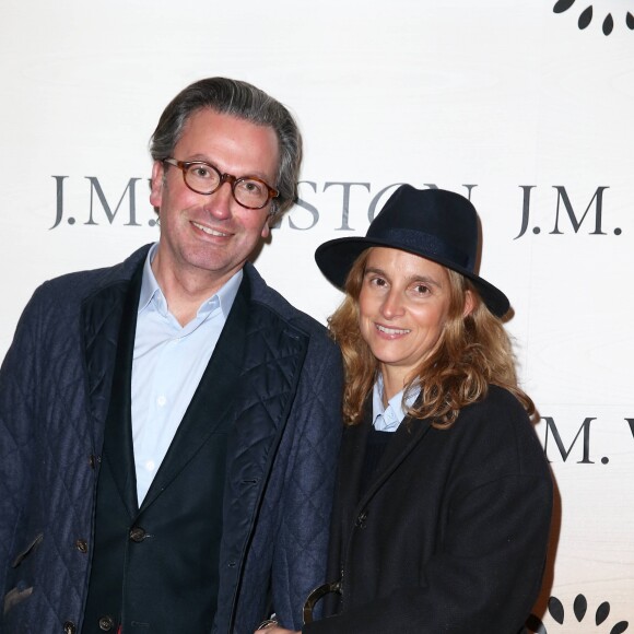 Exclusif - Walid Akkad et Marine Boyer  à l'inauguration de la boutique qui s'est installée pour 1 an au Gaumont Champs-Elysées Ambassade à Paris le 2 novembre 2016. © Moreau-Jacovides/Bestimage