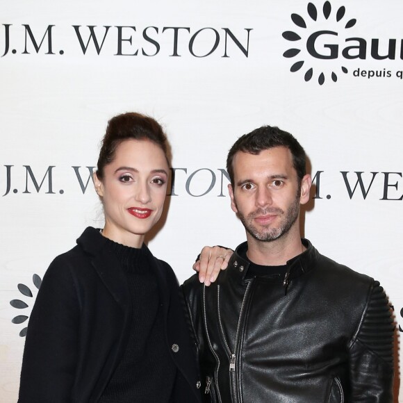 Exclusif - Dorothée Gilbert et James Bort  à l'inauguration de la boutique qui s'est installée pour 1 an au Gaumont Champs-Elysées Ambassade à Paris le 2 novembre 2016. © Moreau-Jacovides/Bestimage