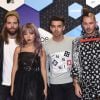 Jack Lawless, JinJoo Lee, Joe Jonas et Cole Whittle (DNCE) aux MTV European Music Awards at the AHOY à Rotterdam. Le 6 novembre 2016