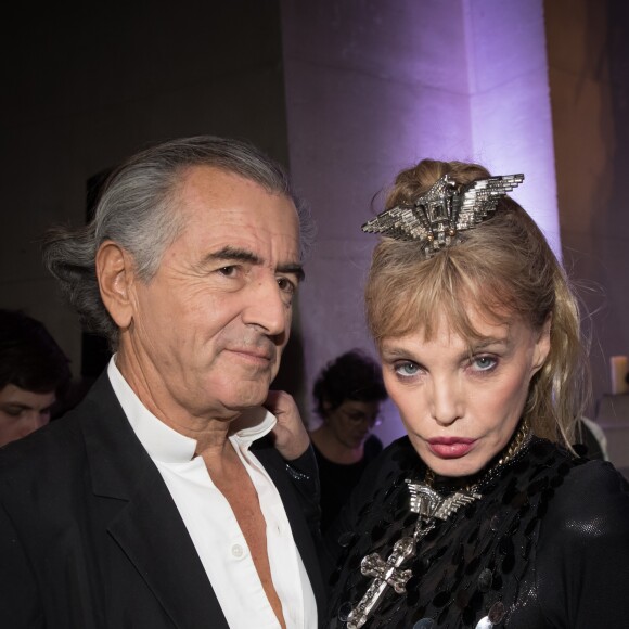 Arielle Dombasle et son mari Bernard-Henri Lévy (BHL) - Arielle Dombasle et Nicolas Ker en concert au Grand Palais à Paris le 26 octobre 2016 © Cyril Moreau / Bestimage