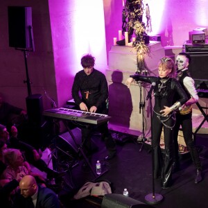 Arielle Dombasle et Nicolas Ker en concert au Grand Palais à Paris le 26 octobre 2016 © Cyril Moreau / Bestimage