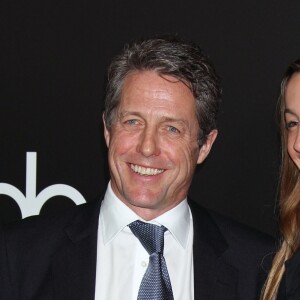 Hugh Grant et sa compagne Anna Elisabet Eberstein à la 20ème soirée annuelle Hollywood Film Awards à l'hôtel Beverly Hilton dans le quartier de Beverly Hills à Los Angeles, Californie, Etats-Unis, le 6 novembre 2016.