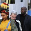 Rihanna sur le tournage de Ocean 8 à New York le 4 novembre 2016.