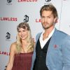Chad Michael Murray et son ex-fiancée Kenzie Dalton à la première du film Lawless organisée à Hollywood le 22 août 2012.