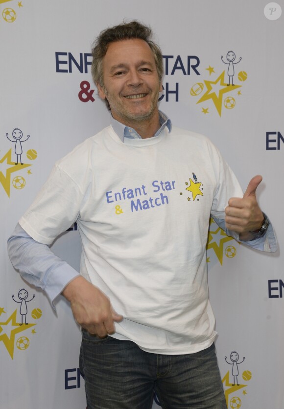 Jean Michel Maire au tennis club de Paris pour l'association "Enfant, Star & Match", le 11 avril 2016. © Coadic Guirec/Bestimage