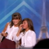 Marie et Lara -  "Incroyable Talent 2016" sur M6. Le 15 novembre 2016.