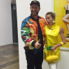 Miley Cyrus et Liam Hemsworth dans une galerie d'art de Los Angeles le 5 novembre 2016.