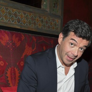 Stéphane Plaza pour le lancement de son livre "Net Vendeur" (éditions Cherche Midi) au Buddha Bar à Paris, France, le 9 novembre 2016.