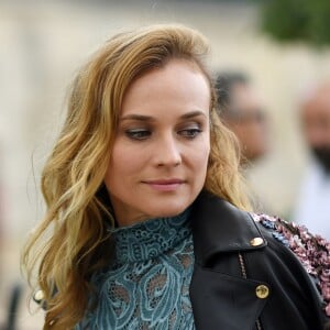 Diane Kruger - People arrivant au défilé de mode "Elie Saab", collection prêt-à-porter Printemps-Eté 2017 à Paris, le 1er octobre 2016.