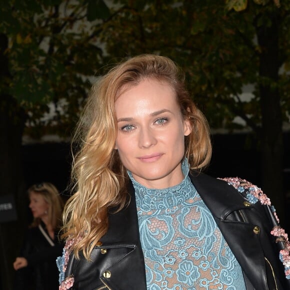 Diane Kruger - People arrivant au défilé de mode "Elie Saab", collection prêt-à-porter Printemps-Eté 2017 à Paris, le 1er octobre 2016. © CVS/Veeren/Bestimage