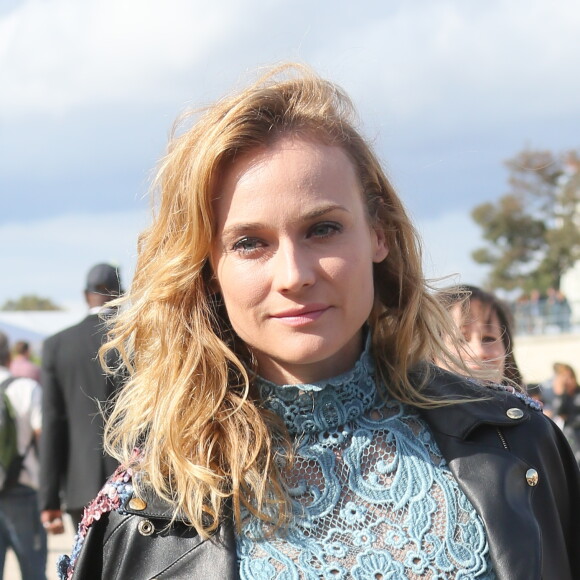 Diane Kruger - People arrivant au défilé de mode "Elie Saab", collection prêt-à-porter Printemps-Eté 2017 à Paris, le 1er octobre 2016. © CVS/Veeren/Bestimage