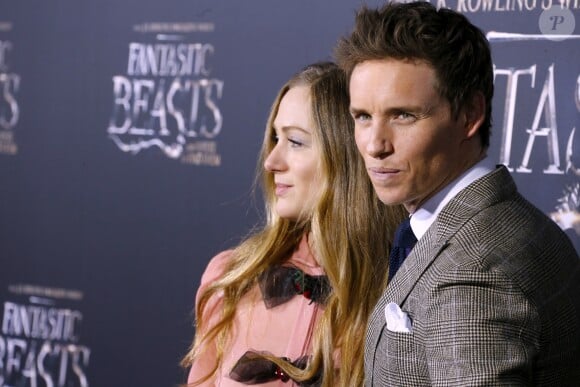 Eddie Redmayne et sa femme Hannah Bagshawe lors de la première du film "Fantastic Beasts and Where to Find Them" (Les Animaux Fantastiques) au Alice Tully Hall du Lincoln Center à New York, le 10 novembre 2016. © Charles Guerin/Bestimage