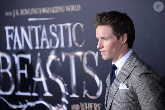 Eddie Redmayne lors de la première du film "Fantastic Beasts and Where to Find Them" (Les Animaux Fantastiques) au Alice Tully Hall du Lincoln Center à New York, le 10 novembre 2016.