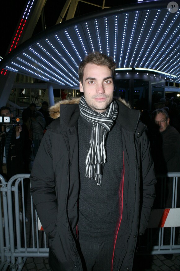 Valentin Livi (fils d'Yves Montand) lors de l'hommage à Yves Montand "25 ans déjà" à la Grande Roue place de la Concorde à Paris, le 11 novembre 2016. © JLPPA/Bestimage