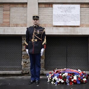 Lors de l'hommage à La Belle Equipe, Paris, le 13 novembre 2016.