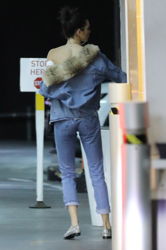 Kendall Jenner est allé déjeuner chez Soho House à Los Angeles, le 9 novembre 2016