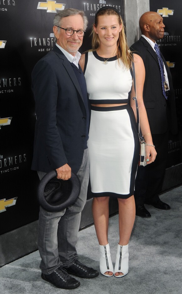 Steven Spielberg et sa fille Destry Allyn Spielberg à New York. Juin 2014.
