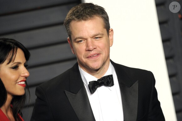 Matt Damon - People à la soirée "Vanity Fair Oscar Party" après la 88e cérémonie des Oscars à Hollywood, le 28 février 2016.