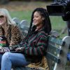 Cate Blanchett et Rihanna sur le tournage de "Ocean's Eight" à Central Park à New York, le 7 novembre 20163