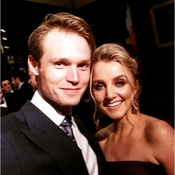 Robbie Jarvis et Evanna Lynch en 2016.