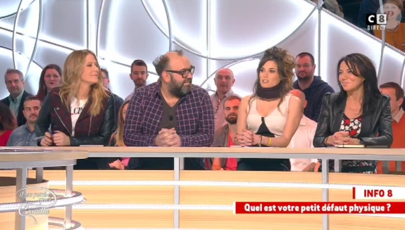 Capucine Anav s'exprime sur ses complexes dans Il en pense quoi Camille ?, sur C8, le vendredi 18 novembre 2016.