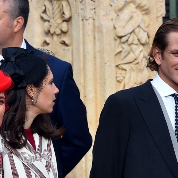 Charlotte Casiraghi, Tatiana Santo Domingo - La famille royale de Monaco arrive à la cathédrale pour une messe solennelle d'action de grâce et un Te Deum le jour de la Fête Nationale, le 19 novembre 2016. © Bruno Bebert/Dominique Jacovides/Bestimage
