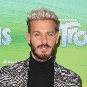 Matt Pokora (M Pokora) - Avant-première de "Les Trolls" au cinéma Le Grand Rex à Paris, le 12 octobre 2016.