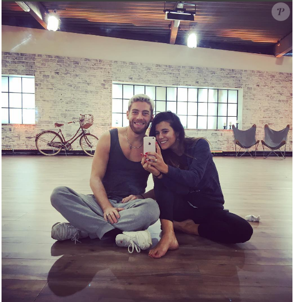 Karine Ferri partage une belle complicité avec Yann-Alrick Mortreuil dans Danse avec les stars - Photo publiée sur Instagram en novembr