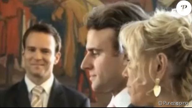 Images du mariage. Extrait d&#039; Emmanuel Macron, la stratégie du météore , un documentaire de Pierre Hurel pour France 3, disponible en replay.