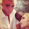 Madonna pose avec Rocco et son fils David, sur Instagram. Septembre 2016.