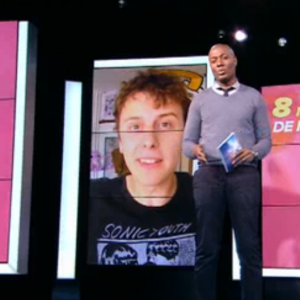 Norman Thavaud, le Youtubeur star, dans  "Sept à Huit", émission diffusée le 20 novembre 2016.