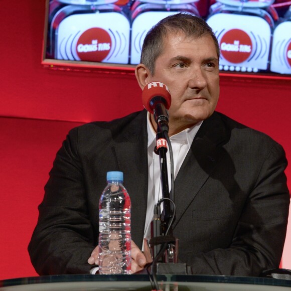 Yves Calvi - Conférence de rentrée de RTL à Paris. Le 4 septembre 2014