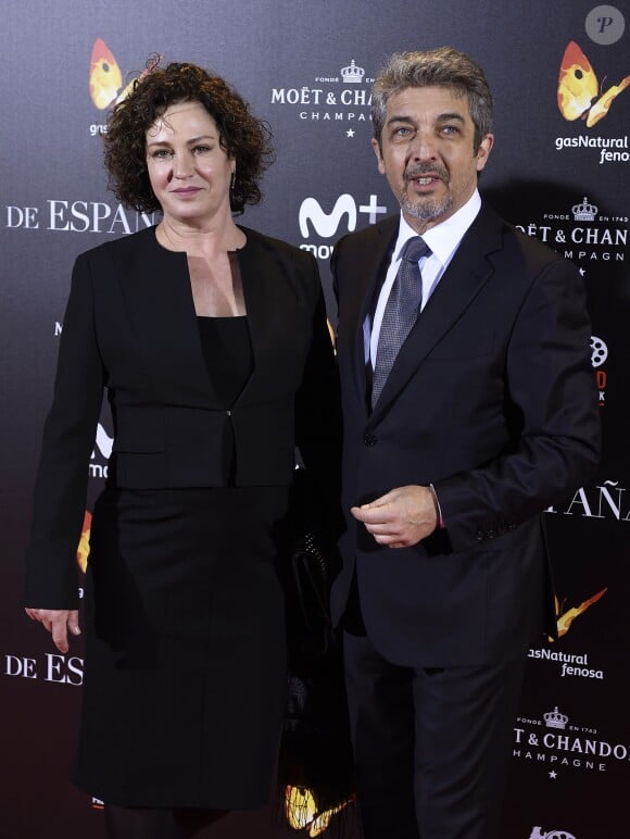 Florencia Bas et son mari Ricardo Darin à la première de "The Queen of Spain" à Madrid, le 24 novembre 2016