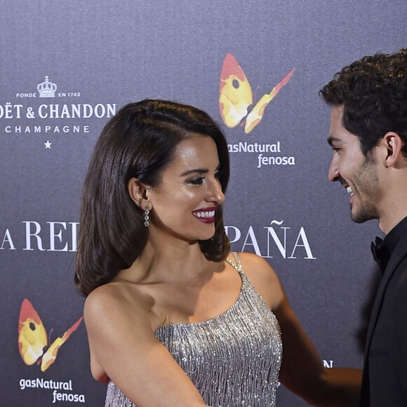 Penelope Cruz et Ricardo 'Chino' Darin à la première de "The Queen of Spain" à Madrid, le 24 novembre 2016