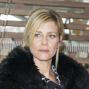 Marina Foïs - People en Backstage et Front Raw du défilé de mode prêt-à-porter automne-hiver 2016/2017 "Vuitton" à Paris le 9 mars 2016. © Olivier Borde/Bestimage