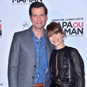 Laurent Lafitte et Marina Foïs - Avant-Première du film "Papa ou Maman" au Cinéma Pathé Beaugrenelle à Paris le 26 janvier 2015.