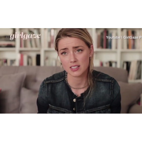 Amber Heard dans le clip de #GirlGazeProject (capture d'écran)