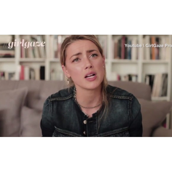 Amber Heard dans le clip de #GirlGazeProject (capture d'écran)