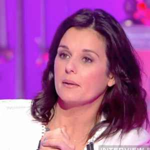 Faustine Bollaert effrayée par son mari. Elle fait de sacrées révélations dans "Salut les Terriens !" sur C8. Le 26 novembre 2016.