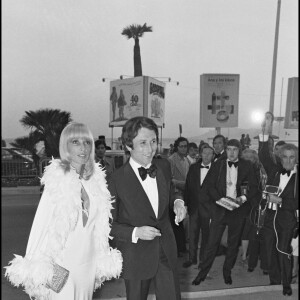 DANY SAVAL ET MICHEL DRUCKER AU FESTIVAL DE CANNES 1973