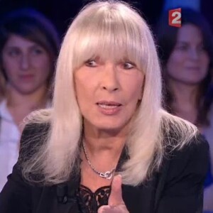 Michel Drucker et son épouse Dany Saval sur le plateau de l'émission "On n'est pas couché" diffusée sur France 2 le 26 novembre 2016