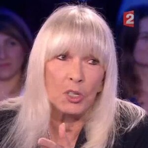 Michel Drucker et son épouse Dany Saval sur le plateau de l'émission "On n'est pas couché" diffusée sur France 2 le 26 novembre 2016