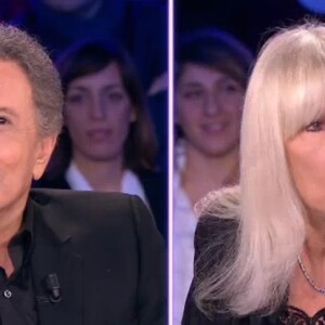 Michel Drucker et son épouse Dany Saval sur le plateau de l'émission "On n'est pas couché" diffusée sur France 2 le 26 novembre 2016