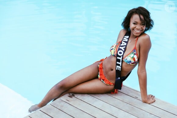 Miss Mayotte 2016 : Naïma Madi Mahadali - Candidate pour le titre de Miss France 2017 à La Réunion, novembre 2016.