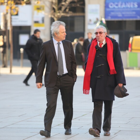 Franz-Olivier Giesbert - Obsèques de Claude Imbert en l'église Saint-Sulpice à Paris, le 29 novembre 2016.