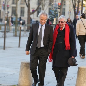 Franz-Olivier Giesbert - Obsèques de Claude Imbert en l'église Saint-Sulpice à Paris, le 29 novembre 2016.