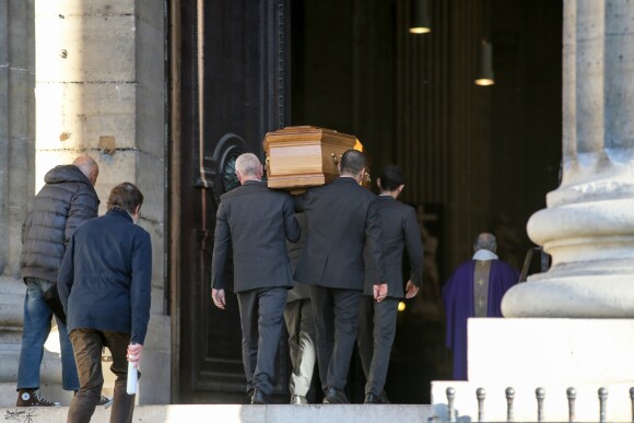 Obsèques de Claude Imbert en l'église Saint-Sulpice à Paris, le 29 novembre 2016.