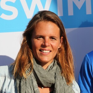 Exclusif - Laure Manaudou - 2ème édition de l'Open Swin Stars "Paris à la nage" au bassin de la Villette à Paris. Le 2 juillet 2016.